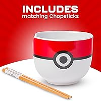 Vista 118 de Silver Buffalo The Powerpuff Girls Girl Power Featuring Blossom, Bubbles, and Buttercup Ceramic Ramen Noodle Rice Bowl with Chopsticks, Microwave