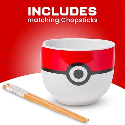 Miniatura 118 de Silver Buffalo The Powerpuff Girls Girl Power Featuring Blossom, Bubbles, and Buttercup Ceramic Ramen Noodle Rice Bowl with Chopsticks, Microwave