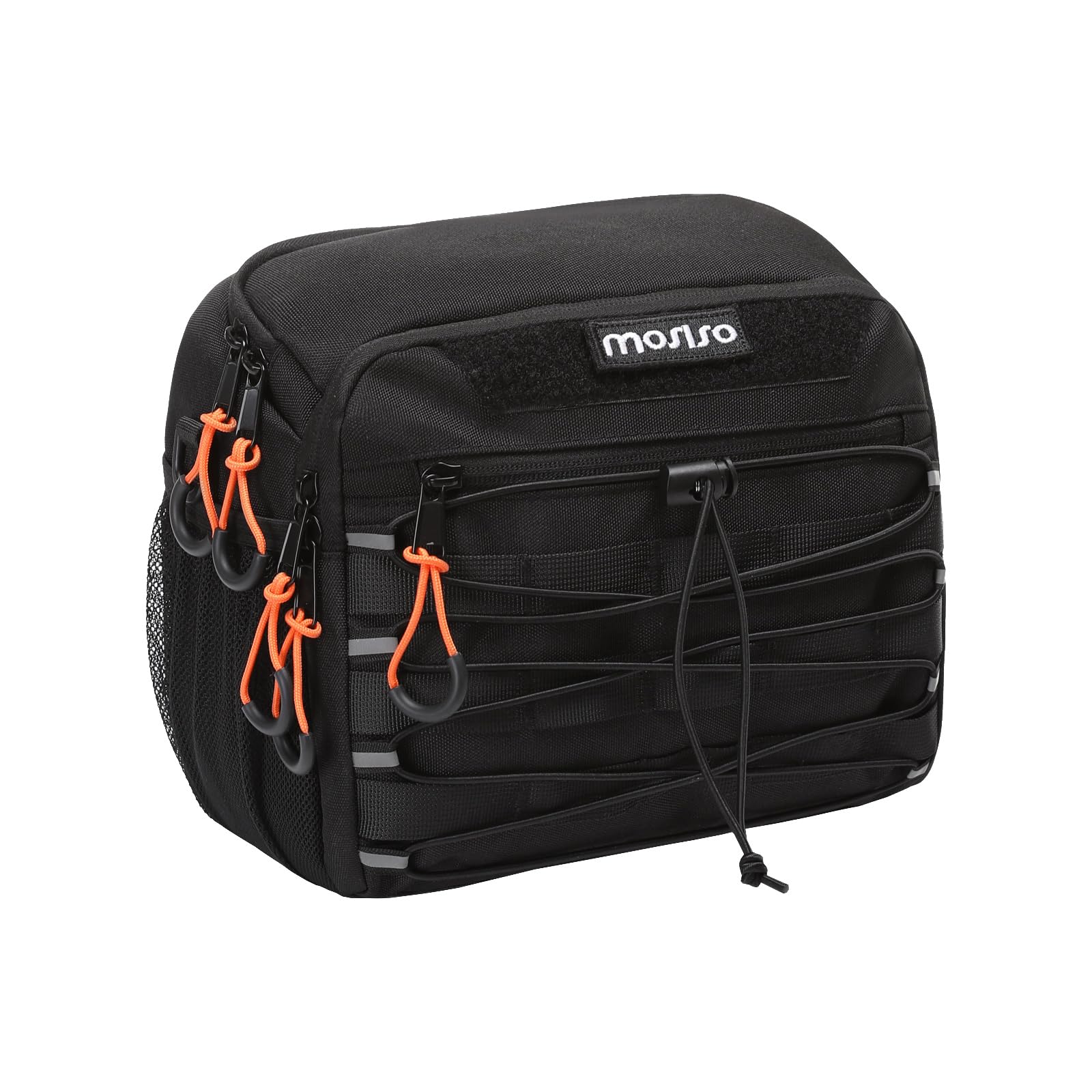 Sac De Fourche De Moto étanche Pour Guidon De Moto - En Cuir Synthétique - 2 Sangles Pour Honda Yamaha Kawasaki Suzuki Ducati KTM Harley