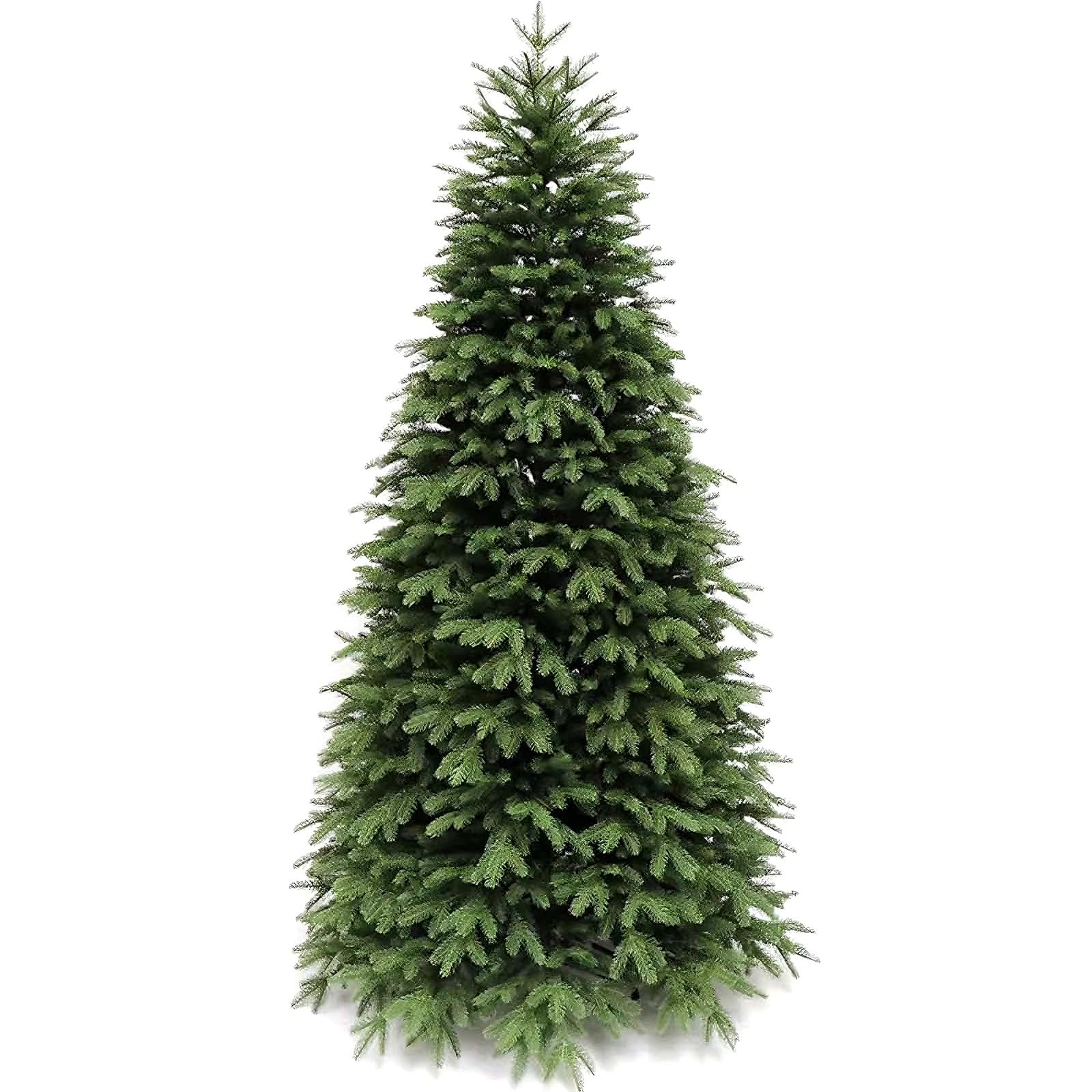Arbol de Navidad Artificial 70/120/150/180/210/240 cm Plantas Artificiales Pequeño Verde Material PE Árbol de Navidad Decorado para EI Hogar, la Oficina y Fiestas(150cm/59.1")