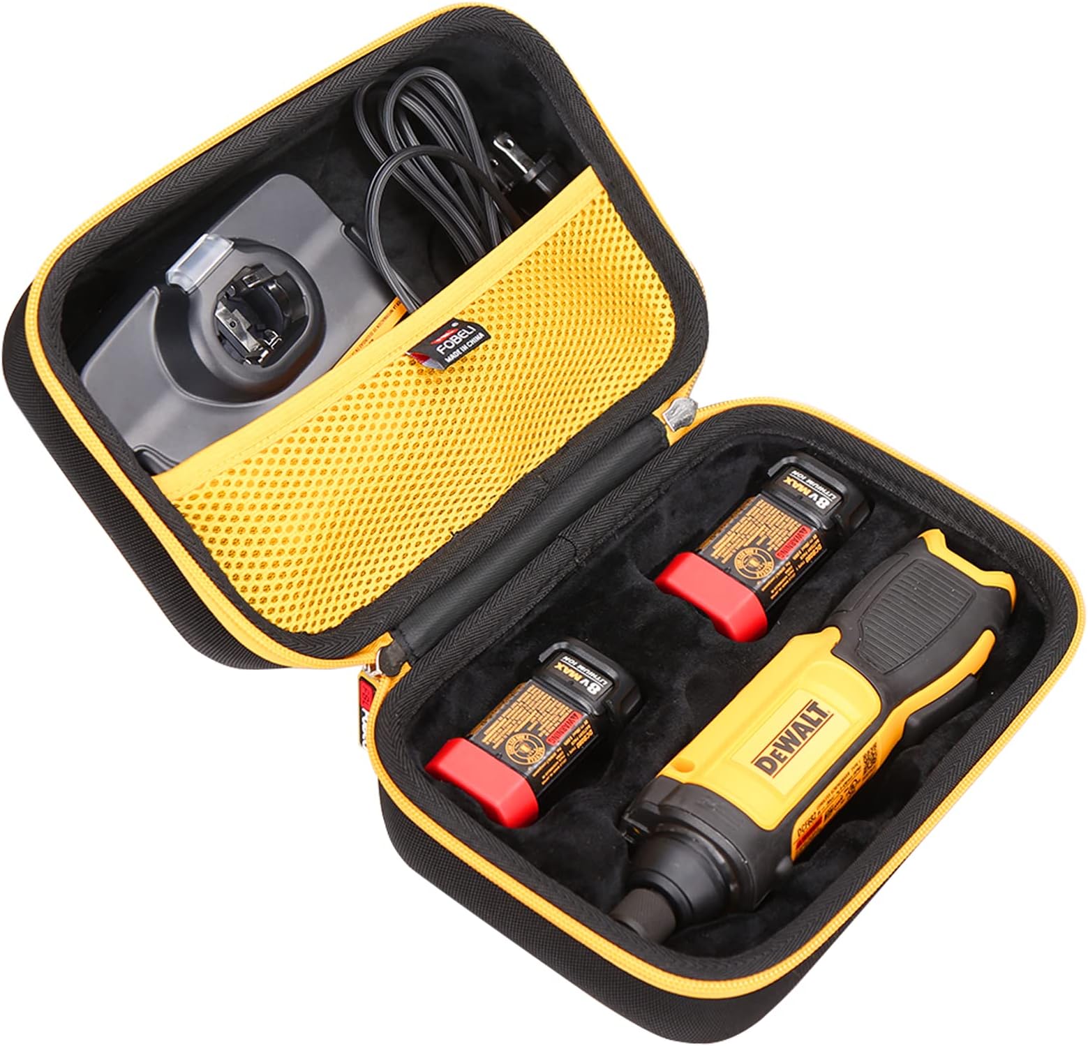 FBLFOBELI Hard Carrying Case for DEWALT 8V MAX Cordless Screwdriver Kit Gyroscopic DCF682N1
