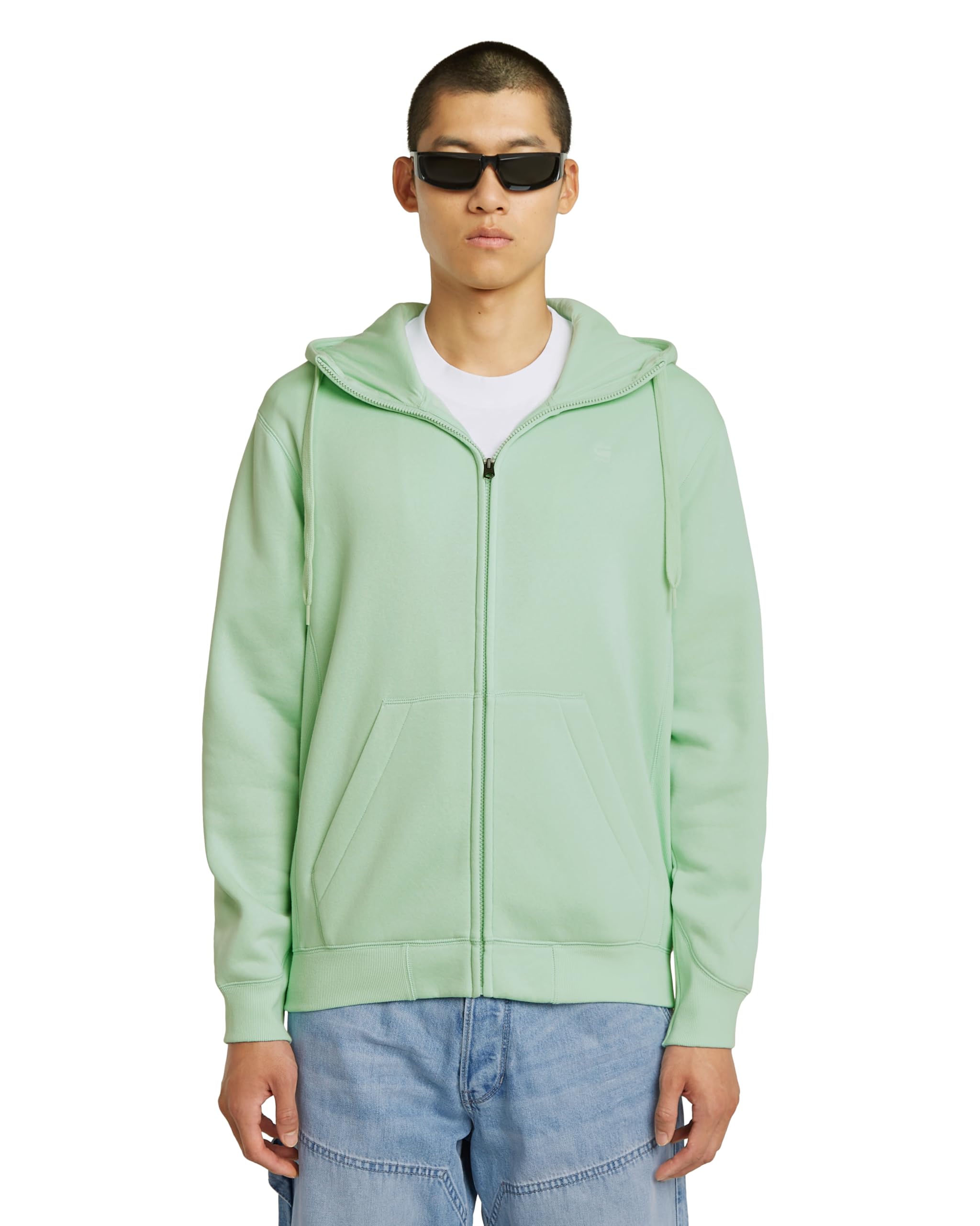 G-STAR, Premium Core Hooded Sweater, Birds Egg Green D16122-c235-g992, XL