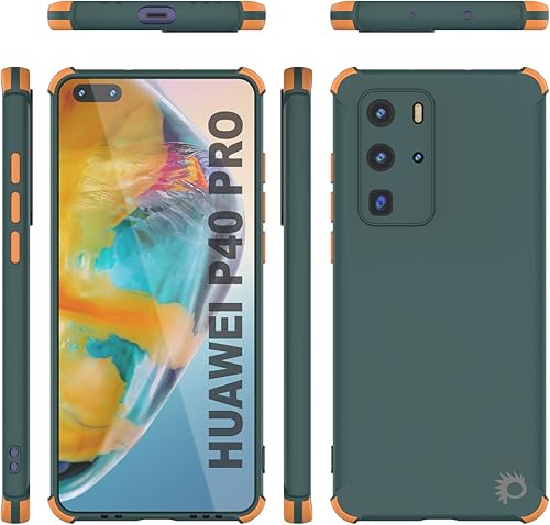 Miniatura 42 de Punkcase Diseñada para Huawei P40 Pro [Serie Sunshine] funda protectora y ligera de TPU con esquinas de absorción de golpes compatible con Huawei