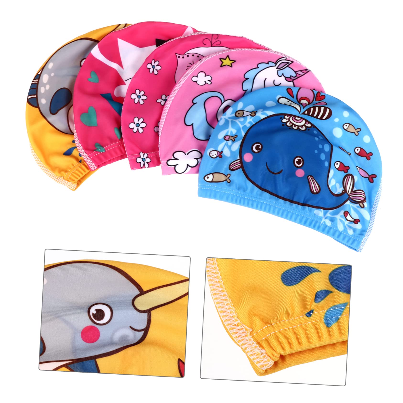 TOYANDONA Cuffia Da Nuoto Per Bassaggio Di Cuffia Per Le Orecchie Neoprene Cappelli Swim Capp Per Lunghi Per Il Nuoto Piscina Per Poliestere