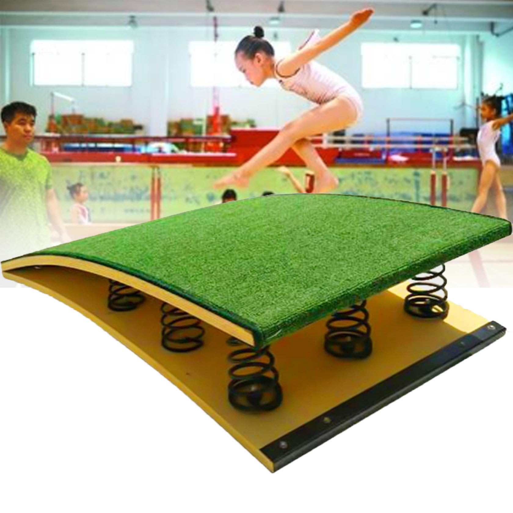Planche d'entraînement de gymnastique pour enfants 120x60cm avec tapis