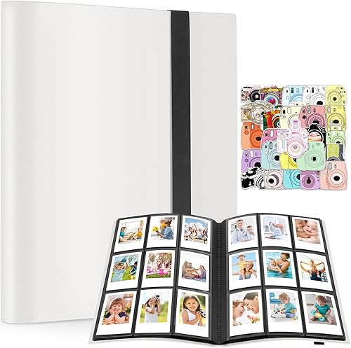 Ablus Mini álbum de fotos de 432 bolsillos para cámara Fujifilm Instax Mini, Polaroid Snap, cámaras instantáneas SocialMatic e impresora instantánea
