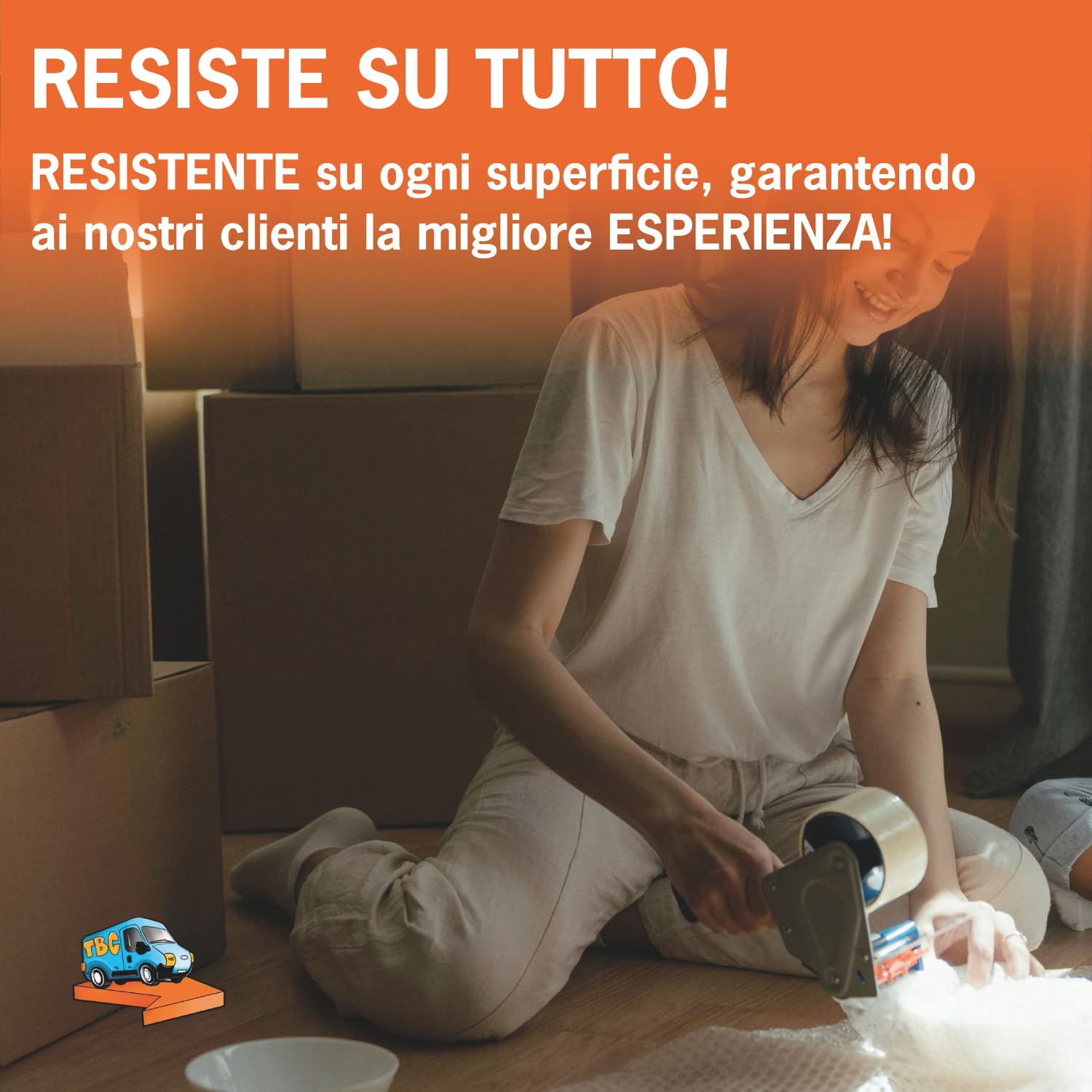 36 Rotoli Nastro Adesivo Silenzioso da Imballaggio Resistente 132m x 50mm, Nastro Trasparente per Scatole Trasloco e Spedizioni, per Ufficio e Magazzino (36, Trasparente)