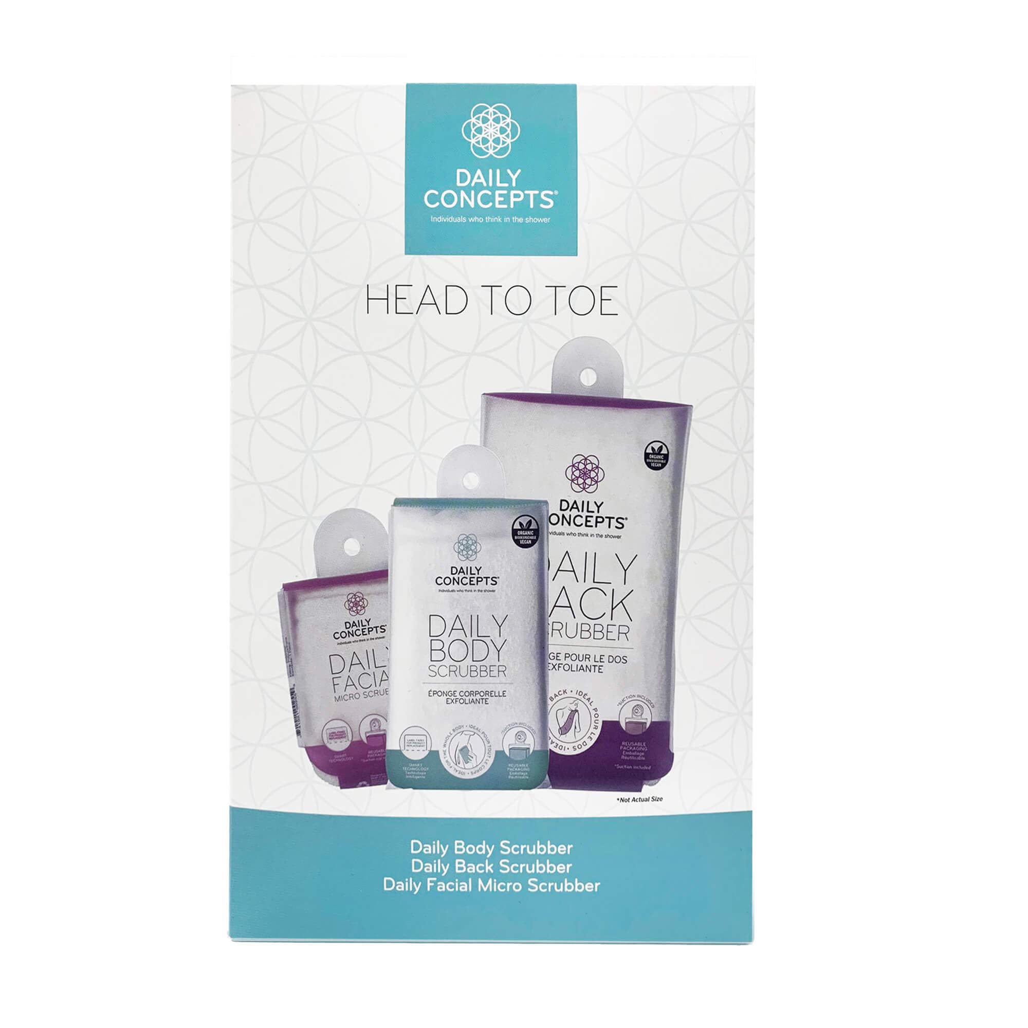 Human+Kind Body Wash and Body Scrub Kit Unisex 2 Pc