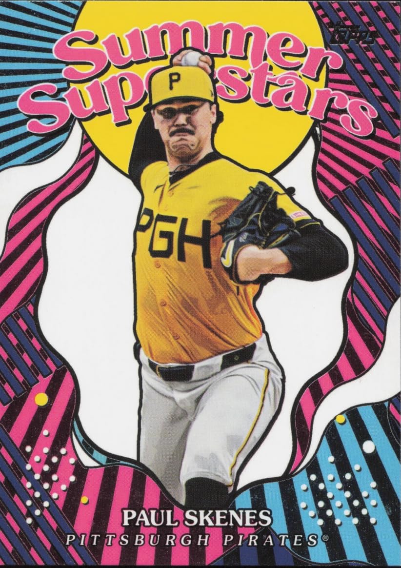 Amazon.com: 2025 Topps Series 2 Paul Skenes #SS34 Summertime