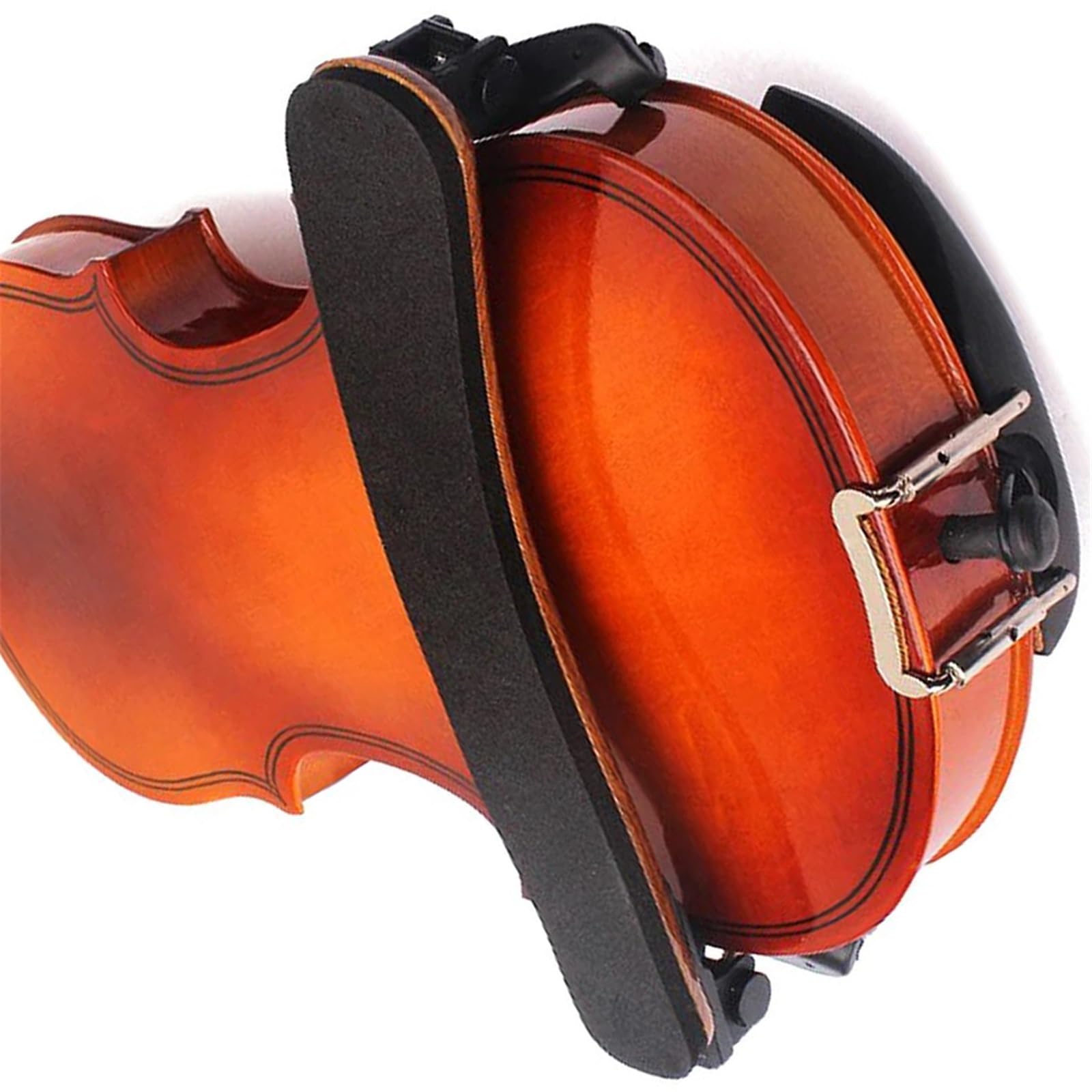 Reposapiés para violín Reposapiés de madera de arce para violín resistente al desgaste tamaño 4/4 repuesto profesional regalo