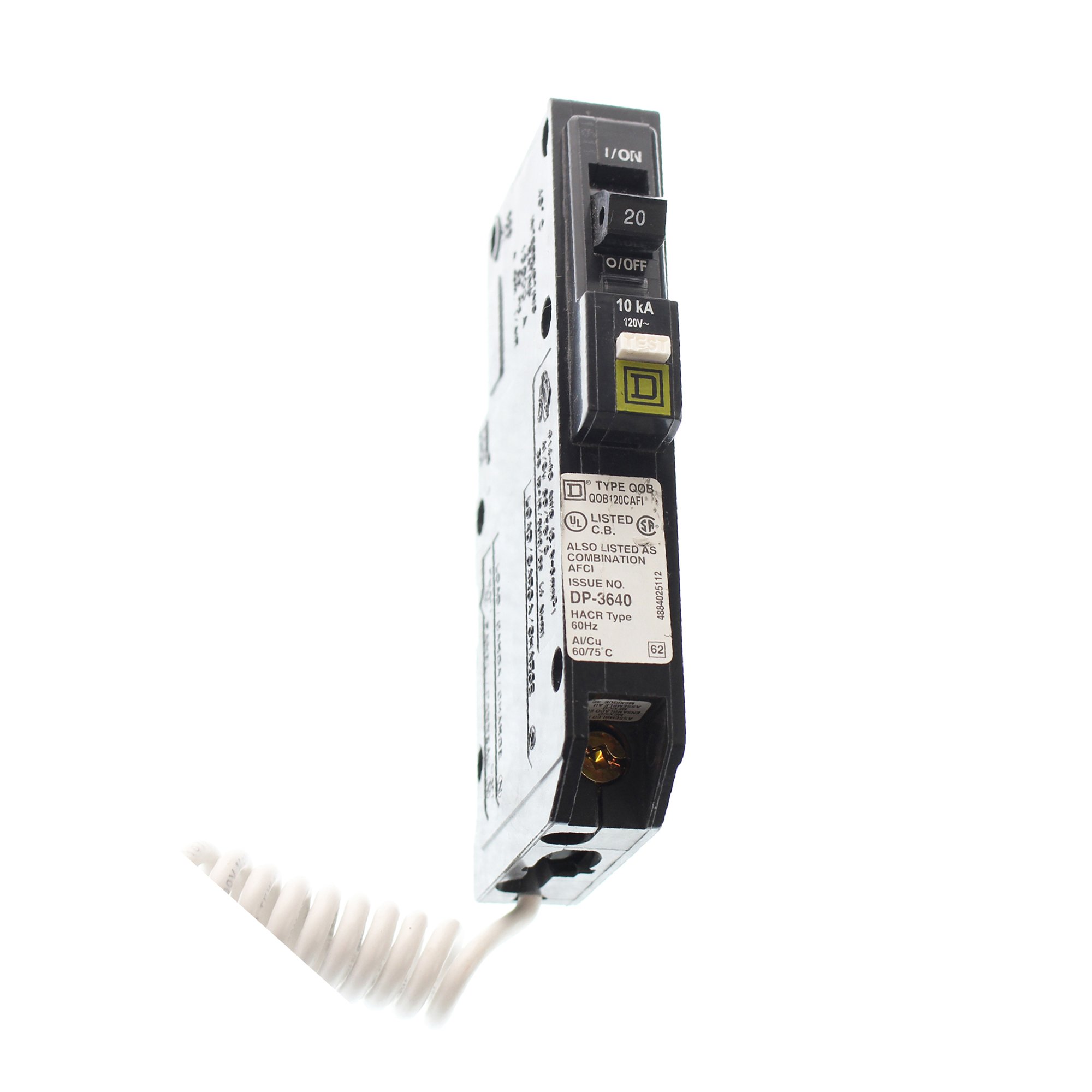 Schneider Electric Miniature Circuit 120-Volt 20-Amp Qob120Cafi Molded Case 600V 30A-image-29