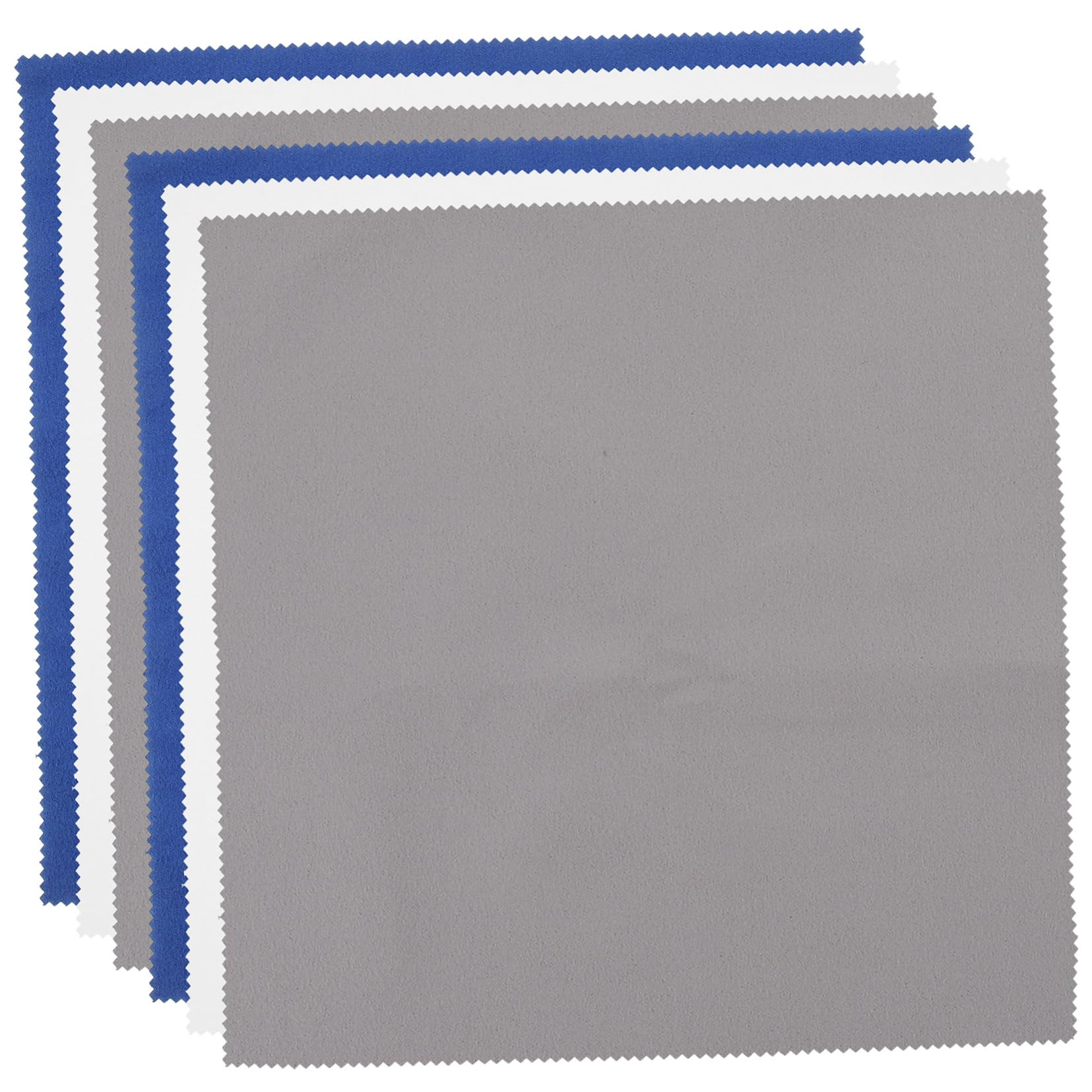 HEMOTON Reusable Microfiber Towels 6pcs Instrument Cleaning Cloths Non-scratch Material