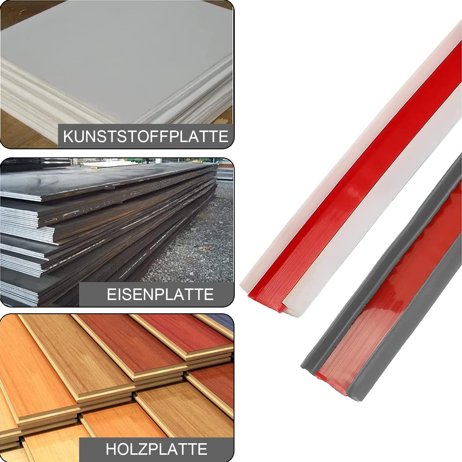 Nastro Autoadesivo Per Bordi Dei Mobili, A Forma Di U, 5 Metri - Foto 10