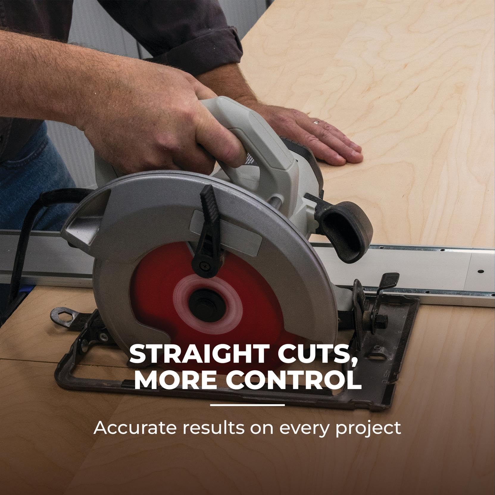 Kreg KMA4500 4' Straight Edge Guide w/Adjustable Gripmaxx Clamp