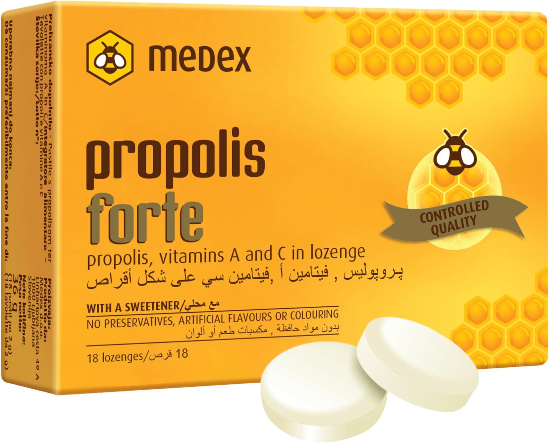PROPOLIS FORTE LOZENGES 18S