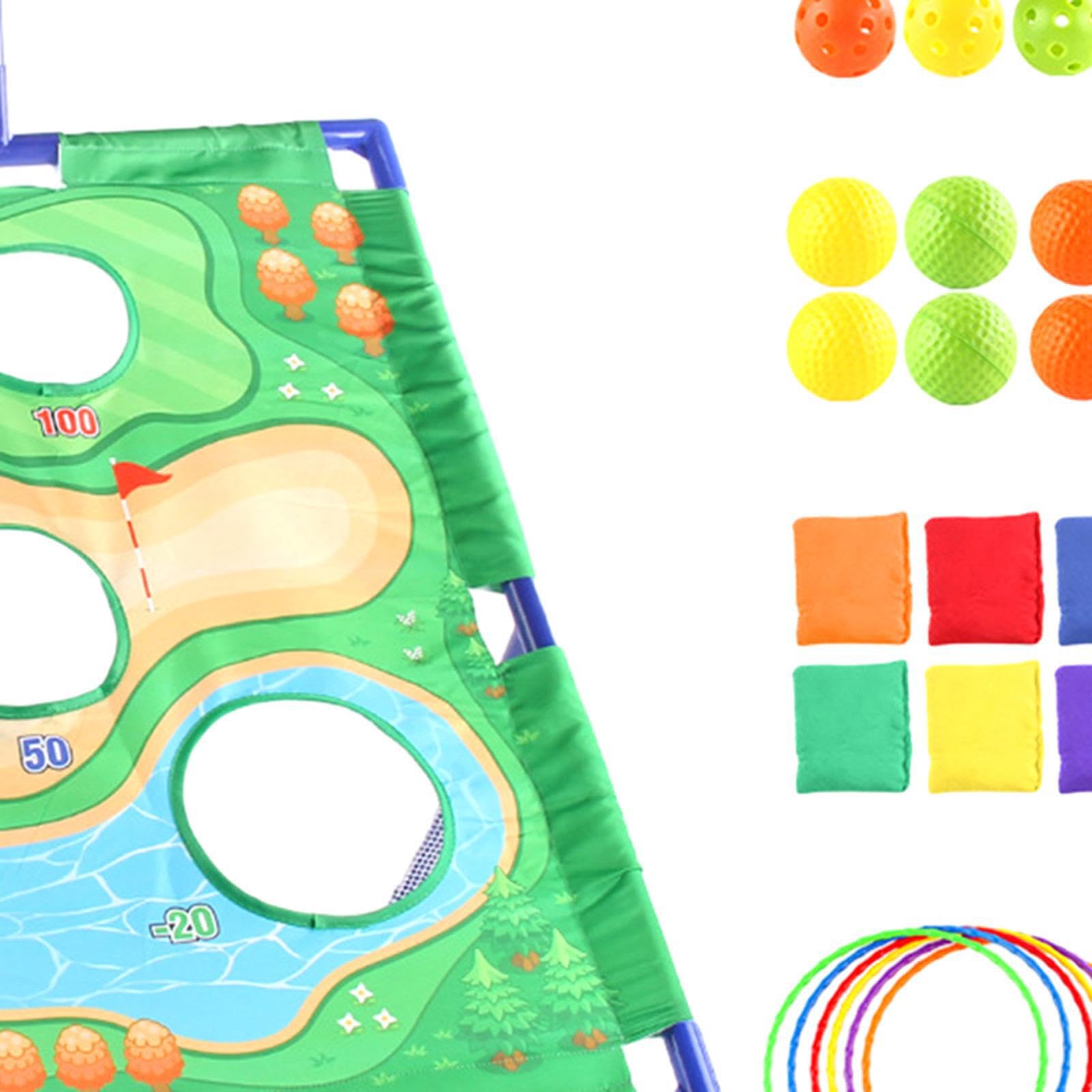 Gioco coinvolgente con sacchi di sabbia, lancio di giocattoli con tavola pieghevole per il mais e sviluppo di varie capacità motorie per bambini, gioco con sacchi di