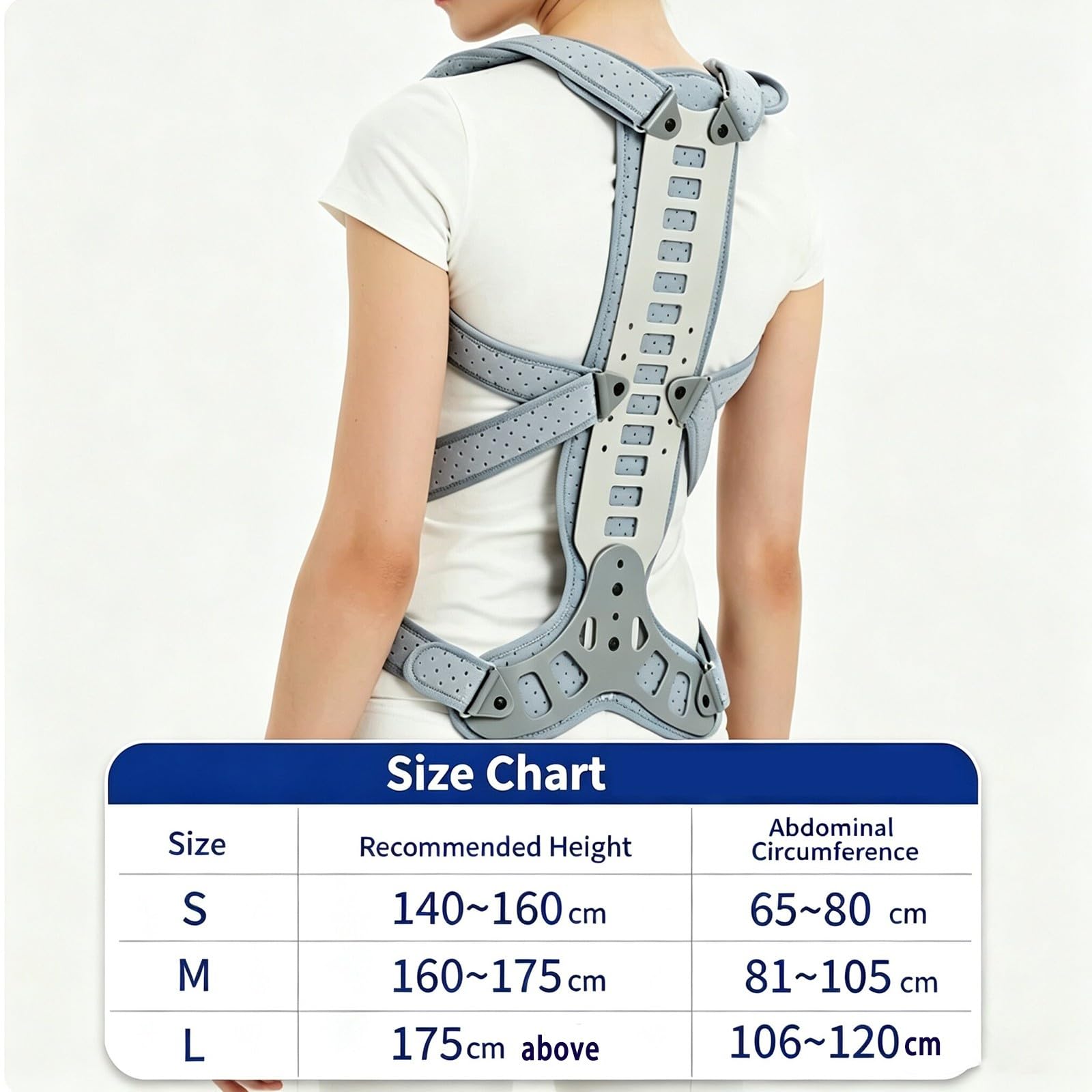 Corrector De Postura Dorsal Para Hombre Y Mujer, Faja De Soporte Ajustable