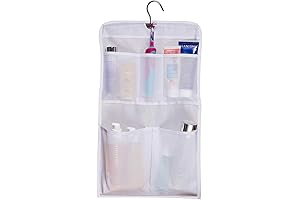 MISSLO Roll-up Hanging Travel Shower Caddy Organizer