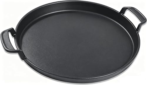 Denmay 7421 30.9cm round cast iron grill plate for Weber 57cm (22 1/2") charcoal grills, Weber Gourmet BBQ System Porcelain-Enameled Cast-Iron Griddle Spare parts for Weber One-Touch Charcoal grill