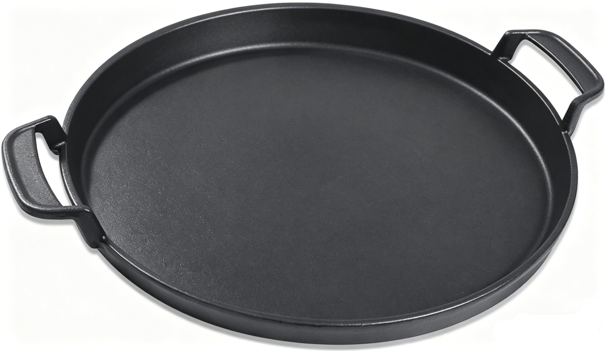 Denmay Plaque de Gril Ronde en Fonte 30,5 cm pour Barbecues à Charbon Weber 57cm Compatible Weber Gourmet BBQ System Noir