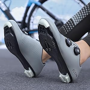 Amazon | サイクリング ビンディングシューズ ロードバイク