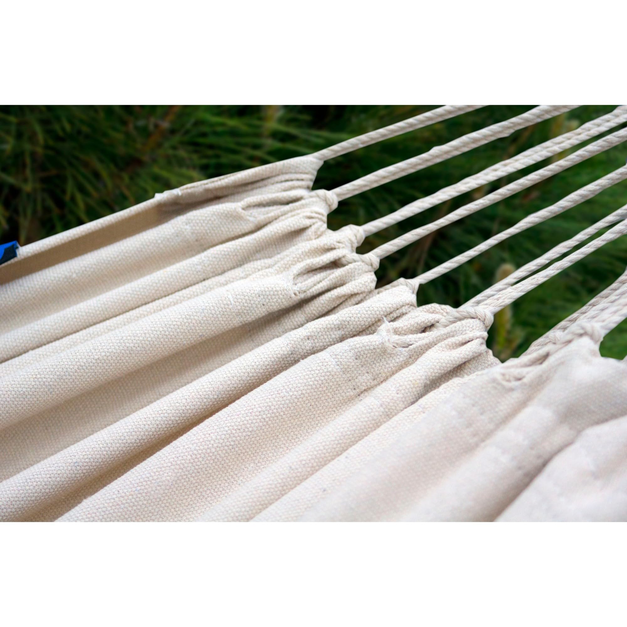 Potenza Amaca Doppia da Giardino 220x160 cm – XXL Amaca Portatile Resistente Fino a 200 kg, per 2 Persone, Grande Superficie di Riposo, Ideale per Esterno, Terrazza, Campeggio o Balcone