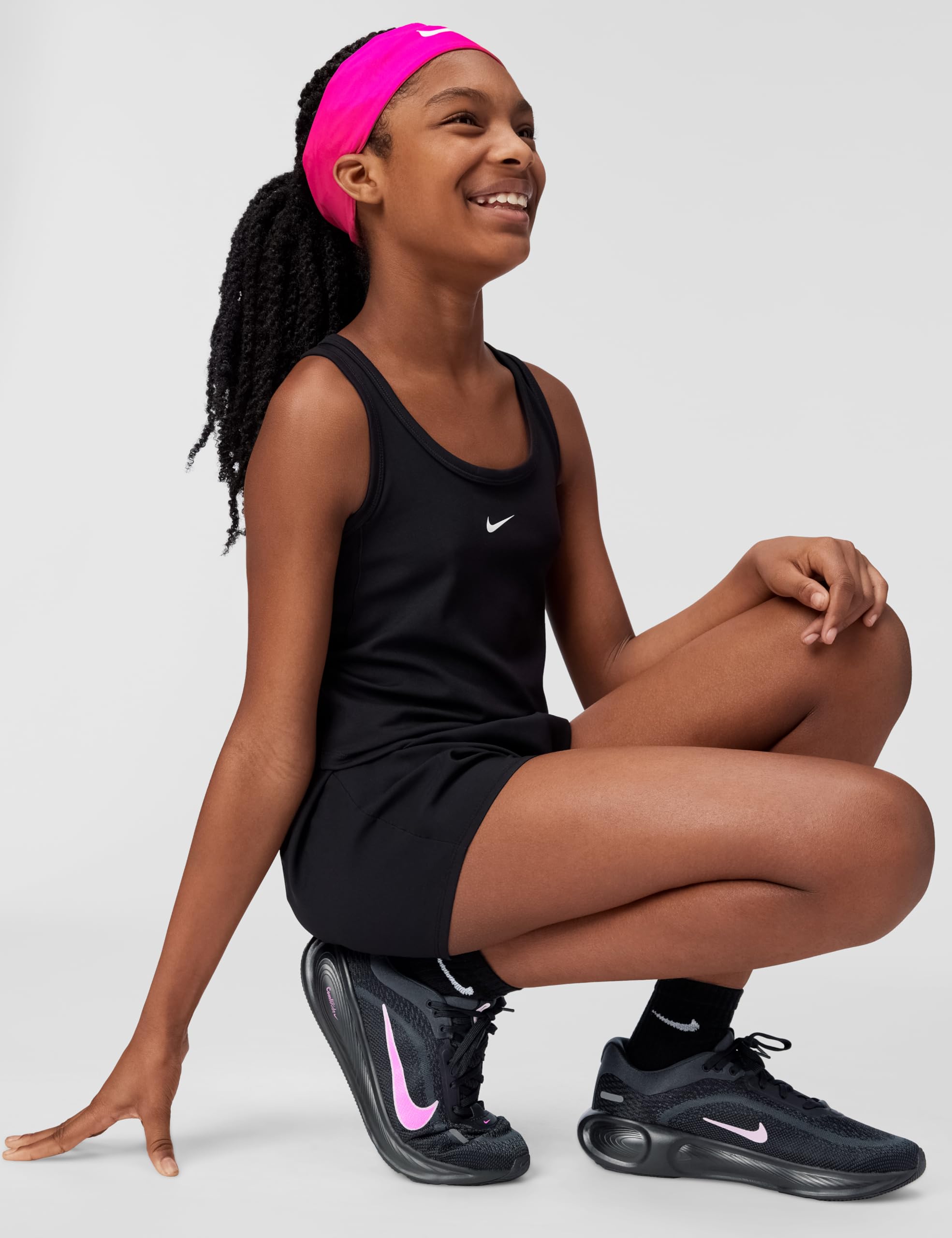 Nike Stellar Ride HQ3266 - Zapatillas de Correr para niños Mayores, Black Playful Pink Anthracite Pink Foam, 36.5 EU