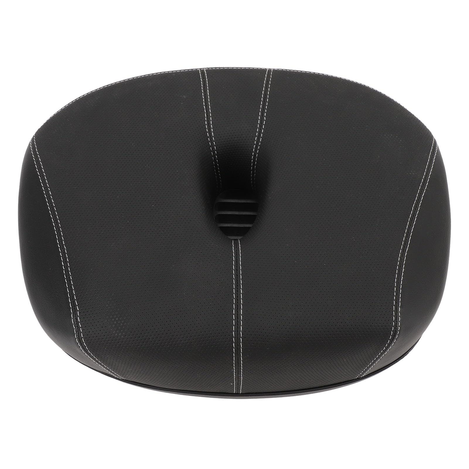 Selle de Vélo Large sans Nez, Remplacement de Siège de Vélo épais et Creux, Absorbant les Chocs, pour Hommes et Femmes, Vélo de Montagne en Ville (BLACK)