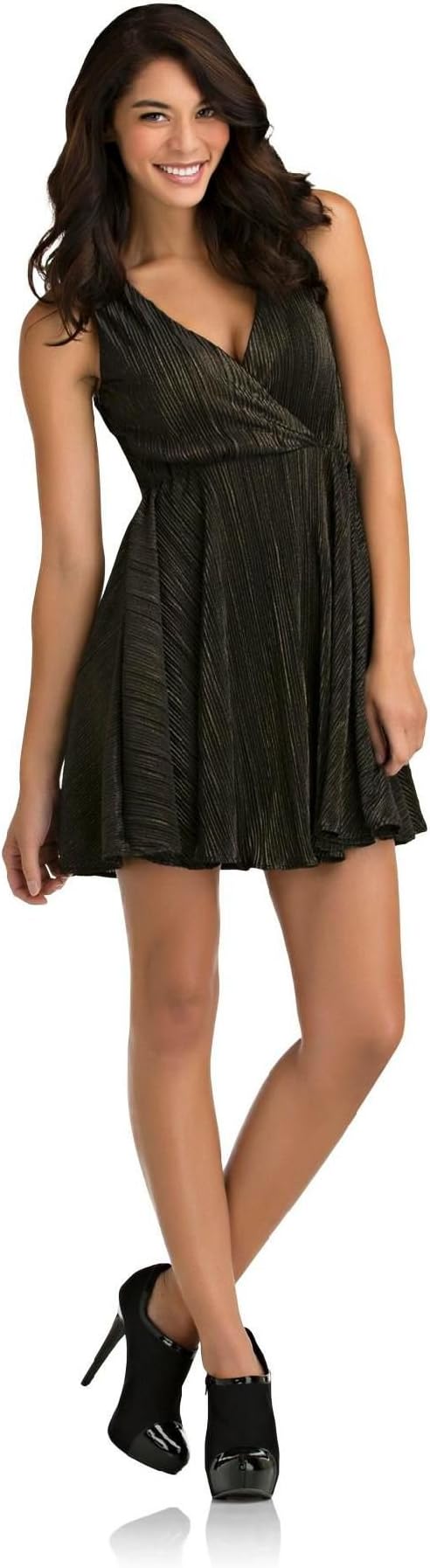 Kardashian Kollection Women's Metallic Jersey Dress, XS