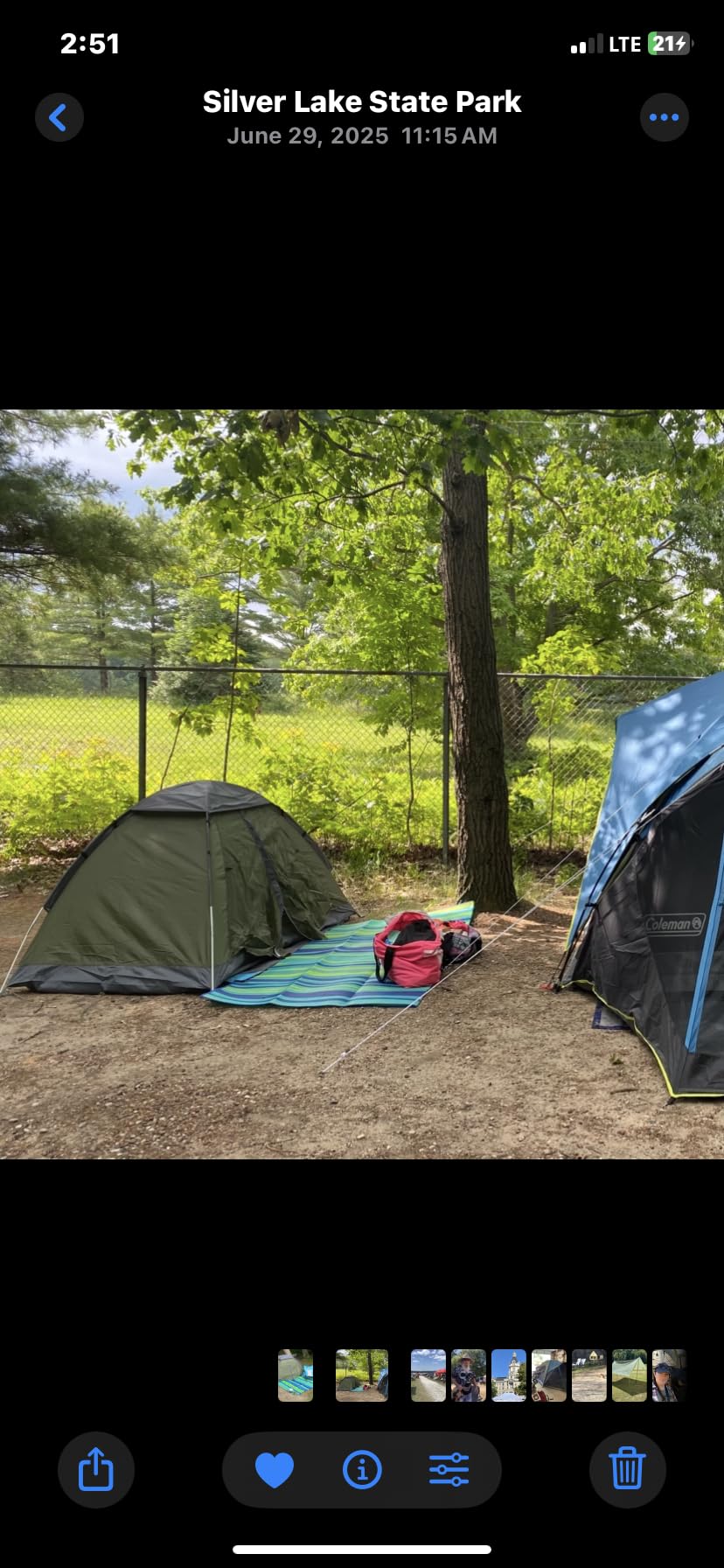 Night Cat 2-Persons Backpacking Tent: Waterproof Lightweight Camping Tent for Two People Hiking Outdoor Mountain with Aluminum Poles and Rainfly Green customer photo 12