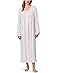 Eileen West Cotton Knit Long Sleeve Ballet Nightgown - Main View
