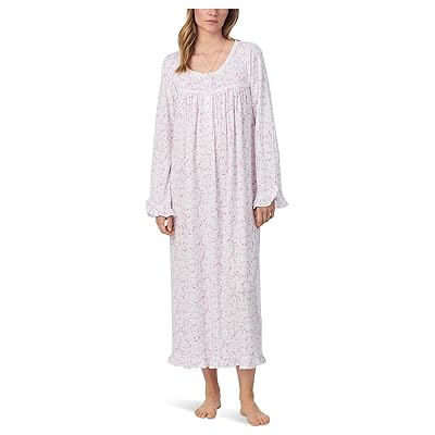 Eileen West Cotton Knit Long Sleeve Ballet Nightgown Women