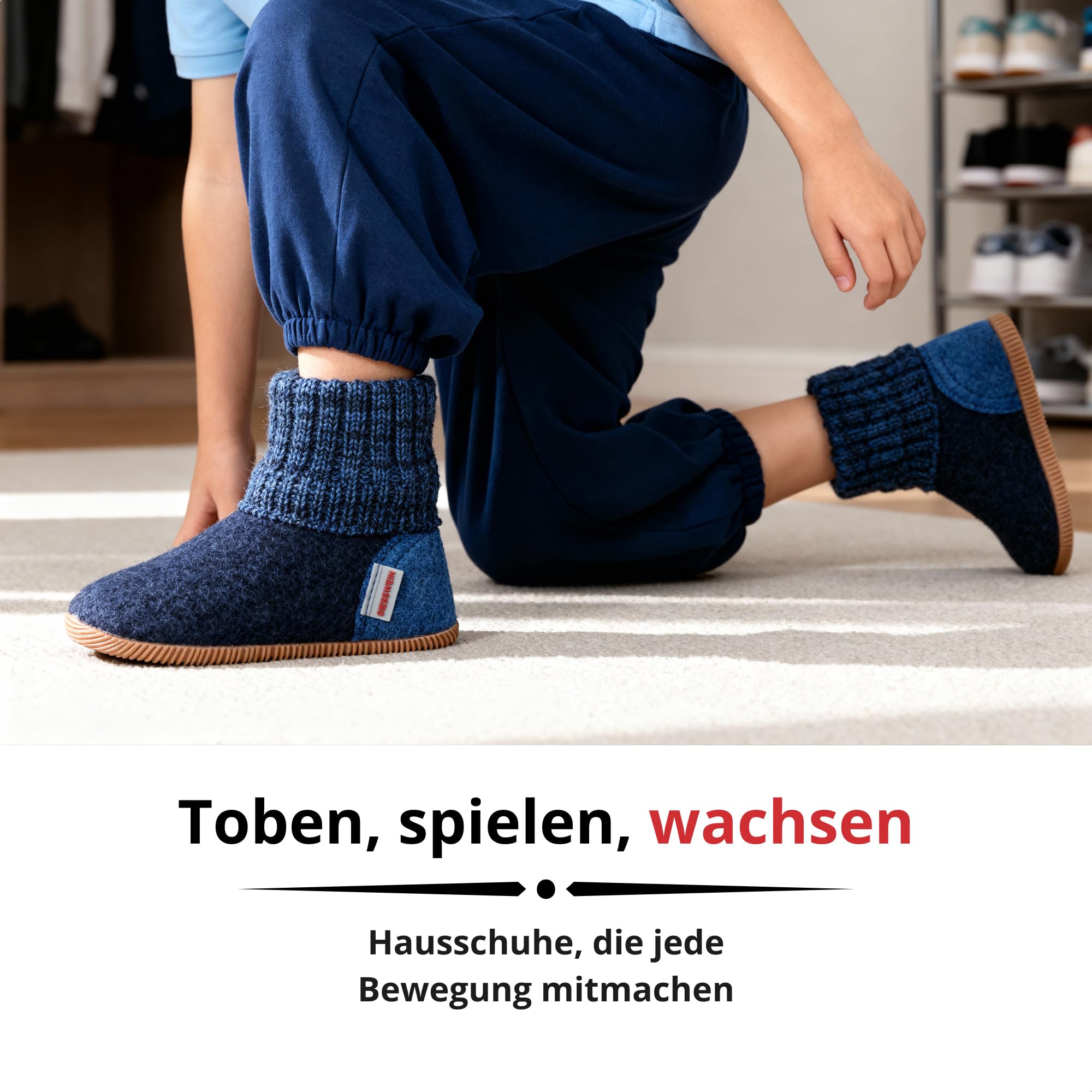 Giesswein Unisex Kid's Wildpoldsried Slippers