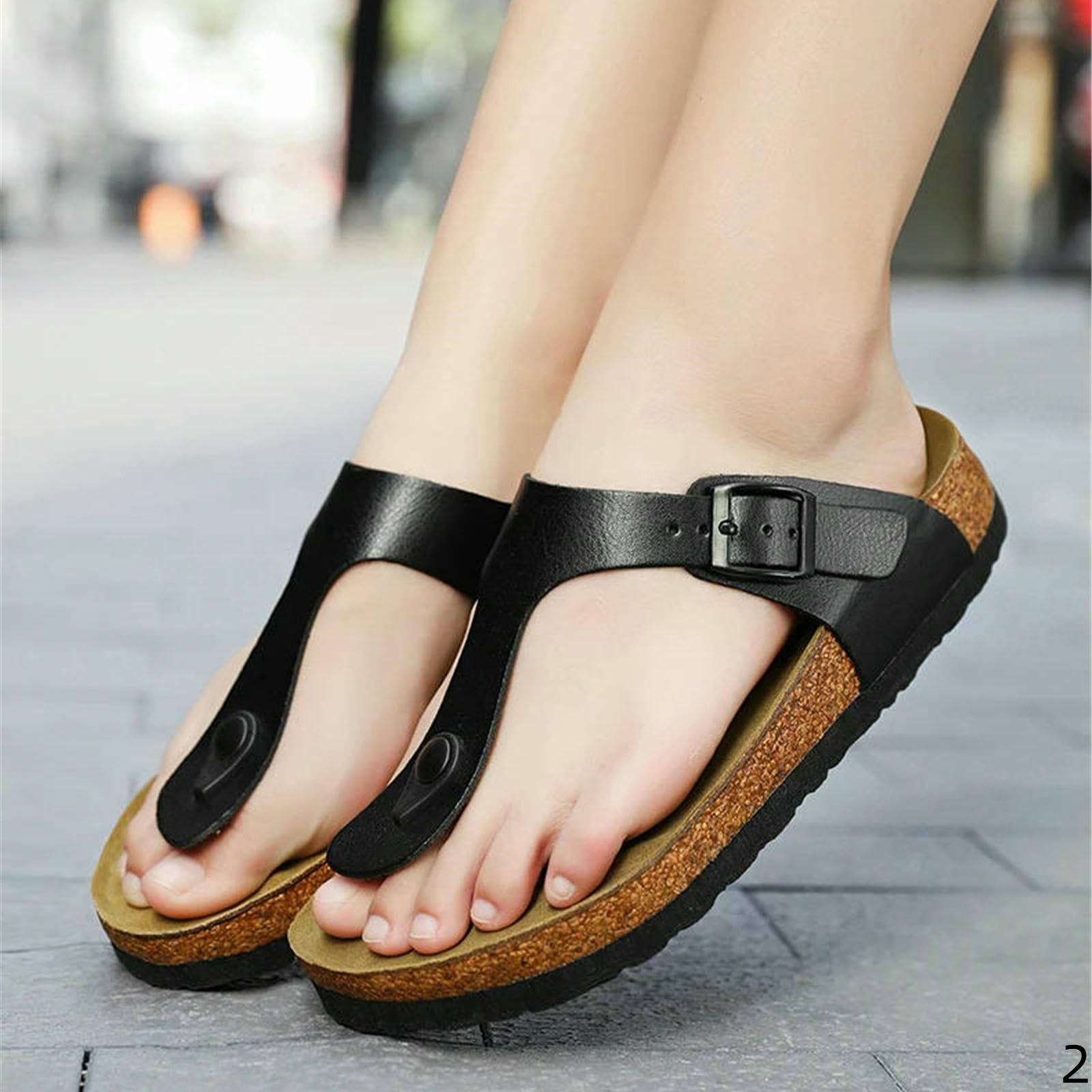 Infradito Uomo Donna Ciabatte Flip Flops Estivi degli Uomini Sandali Coppia Modelli Antiscivolo Resistente all'Usura Moda All'aperto Antiscivolo-rosso-35