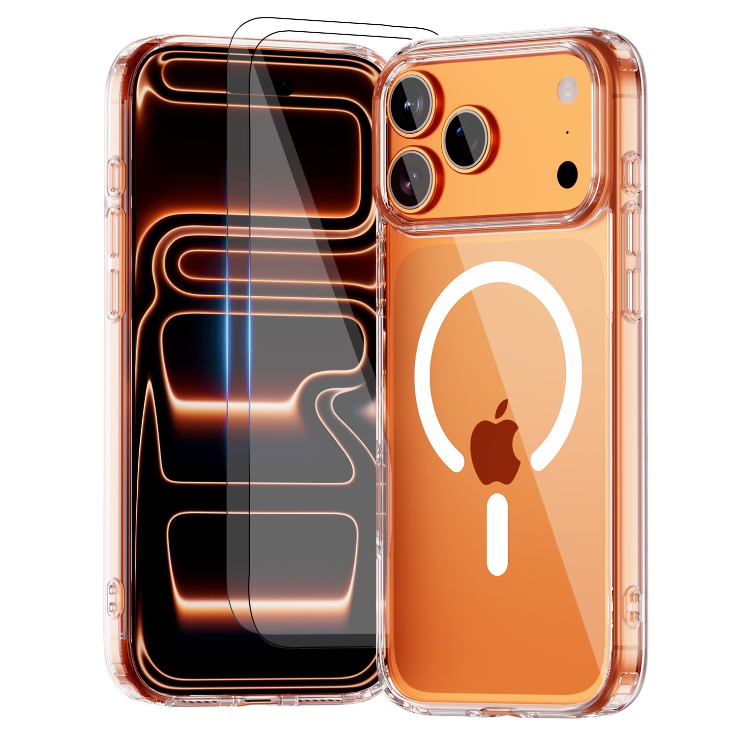 Yunjews for iPhone 17 pro Max Case, Compatible with MagSafe, Clear