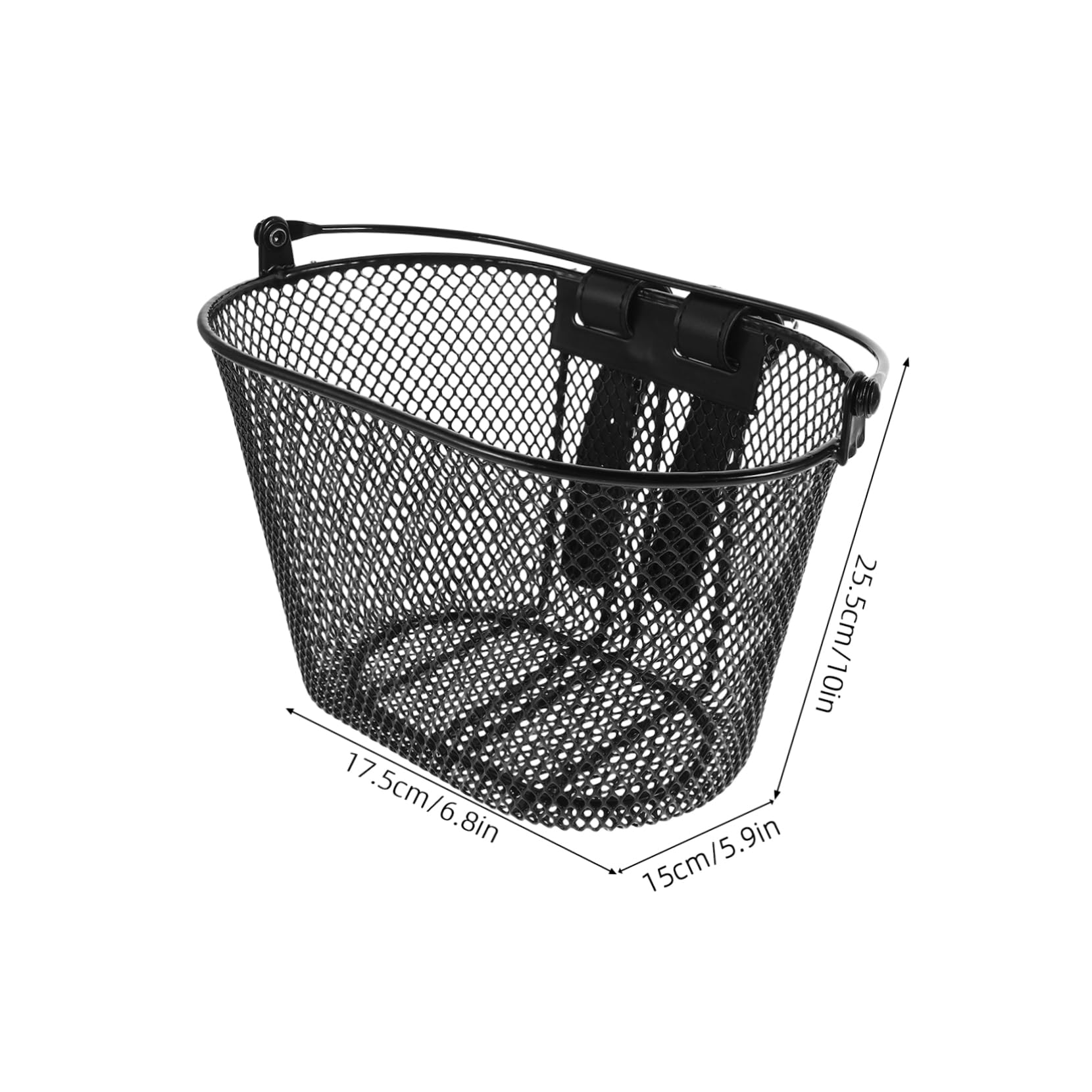 HANABASS Metal Wire Handlebar Basket for Boys and Easy to Install Versatile Handheld Design Accessory for Childrens Tricycles and Bikes