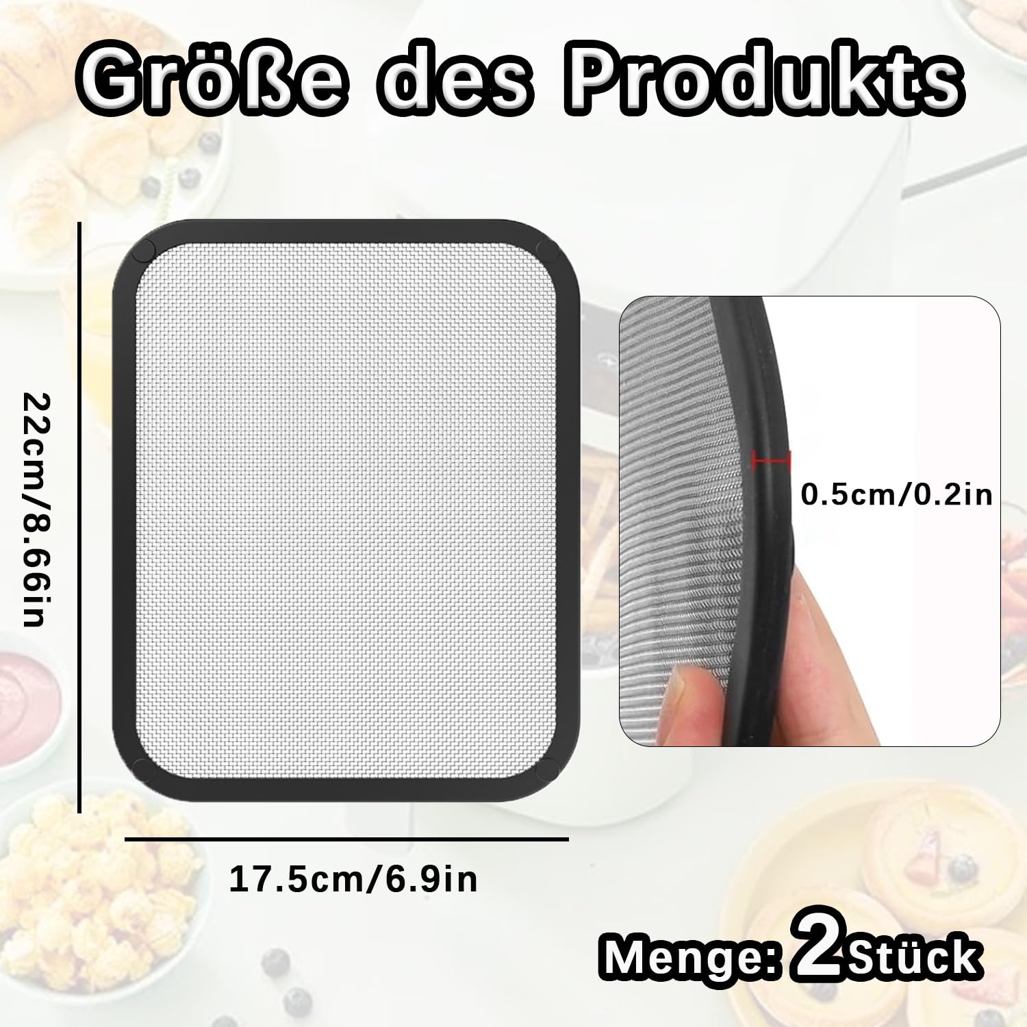Zubehör Cosori Heißluftfritteuse Edelstahl Spritz Produktbild-Vorschau 4