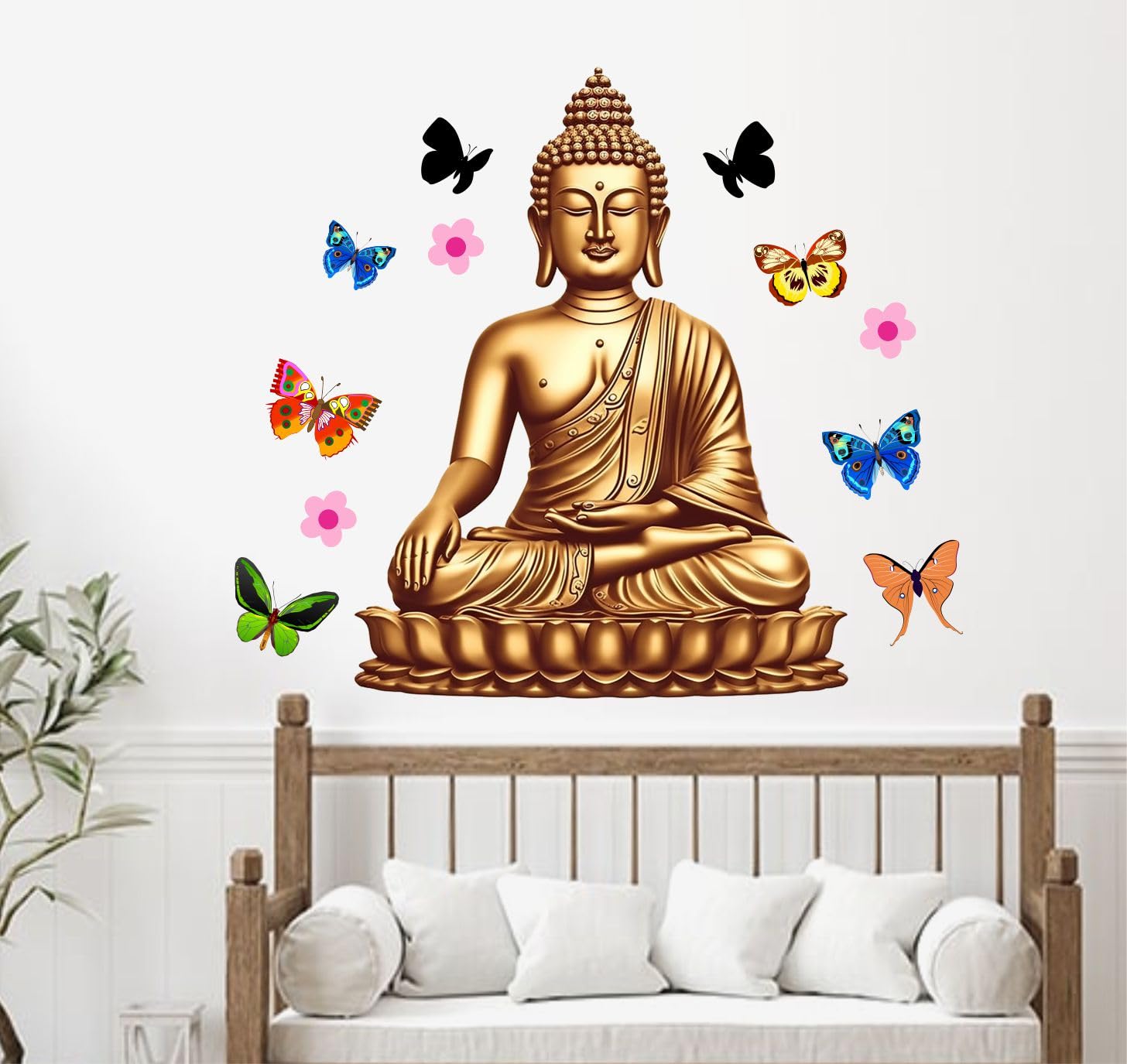 WallAdmire Gautam Buddha Wall Sticker and Mural Size -16X16 Inches (B0CV5V5LK8) Amazon Price History, Amazon Price Tracker
