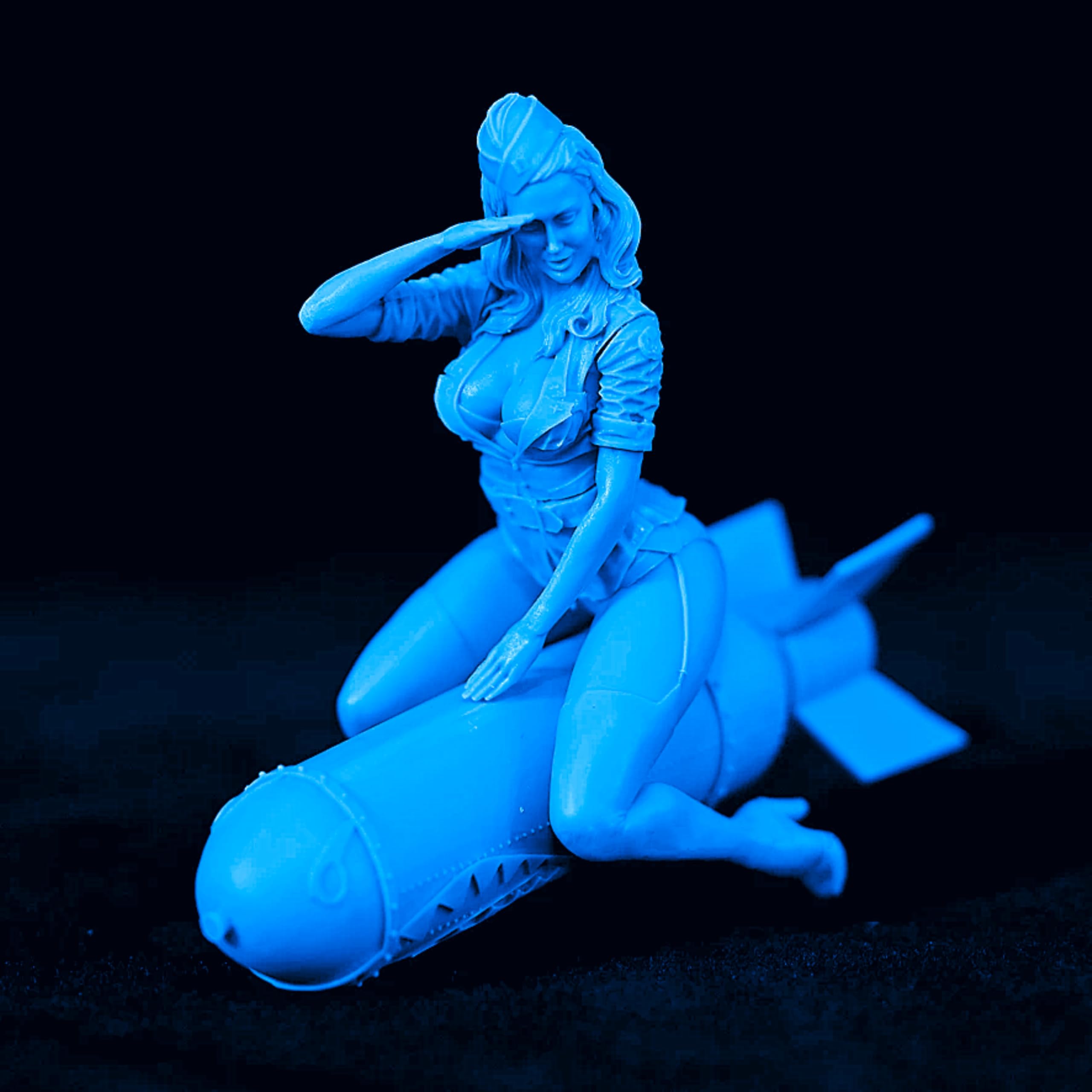 TRUEGRIS 1/24 Kit modellino in resina Soldato Femminile WWII non verniciato e non assemblato //d1v7J3