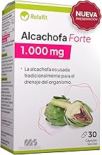 Artichoke Forte 1,000 mg – 30 Capsules | Supply for 1 Month | Detox for the Body | Cleansing, Digestive and Diuretic | Relafit - MS Laboratories
