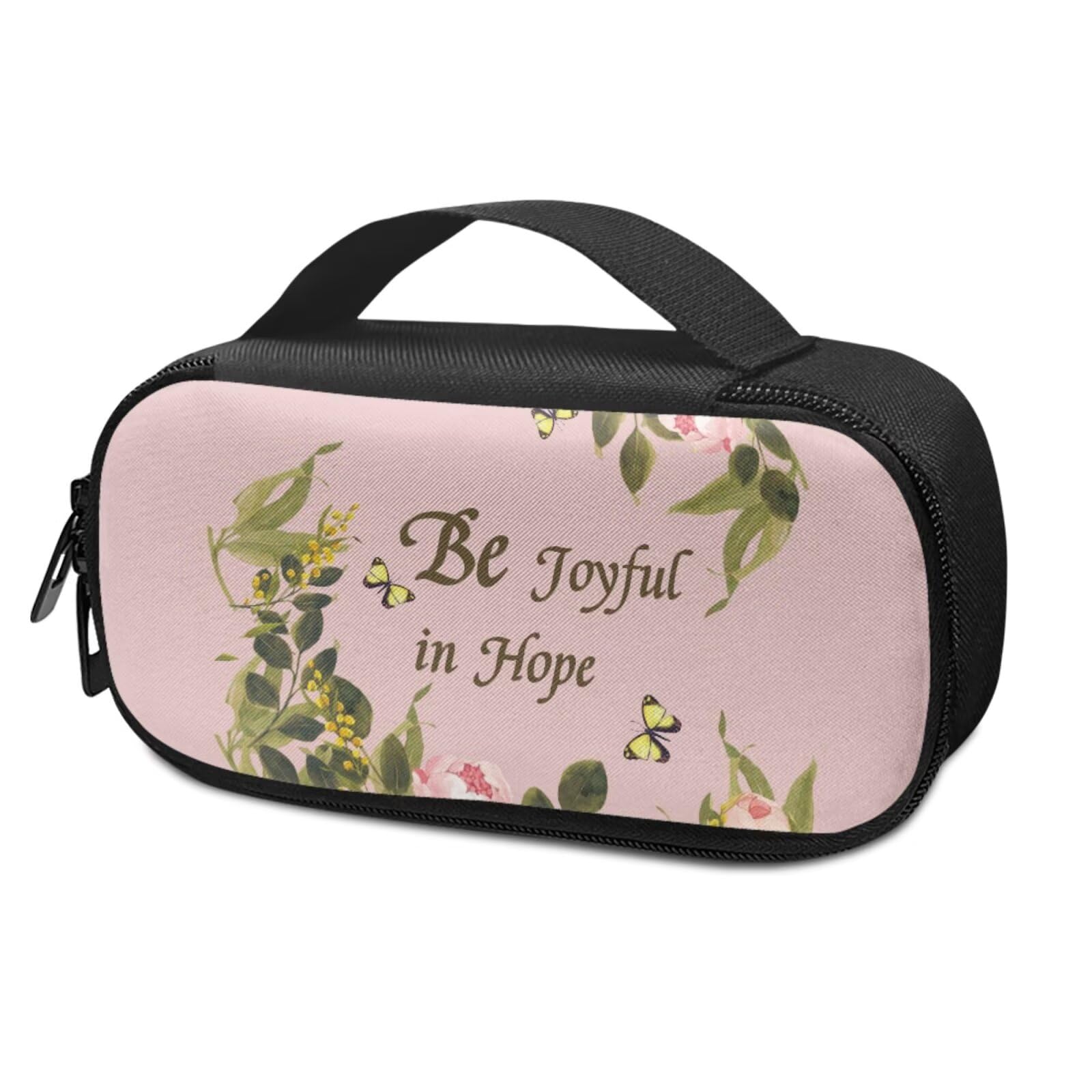 ZCFYGDX Insulin Cooler Travel Case,Diabetes Carrying Insulated Bag for Supplies Keep Medicine Cool,Diabetic Pen Small Bags for Storage,Portable Mini Pack with Built-in Mesh Pocket,Text Design