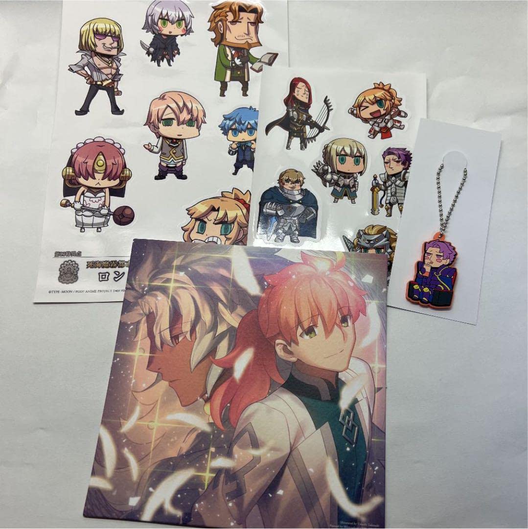 Amazon.co.jp: FGO 映画 入場者特典 色紙 シール ラバスト セット 