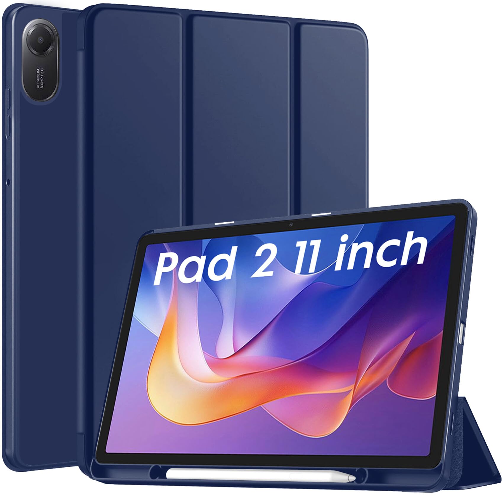 Robustrion Cover for Redmi Pad 2 11 inch Cover Case with [Pencil Holder], Trifold Flip Stand Cover Case for Redmi Pad 2 Cover 11 inch Tablet [Auto Sleep/Wake Support] - Black — Amazon image 12