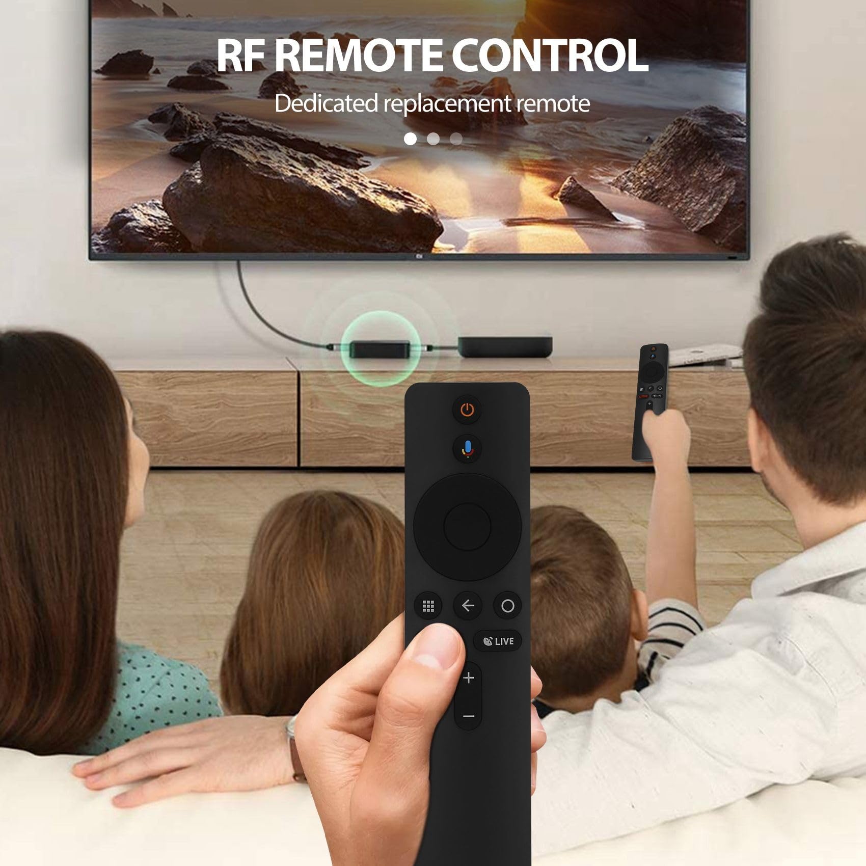 Do MI Box S XMRM-006 MDZ-22-AB głosowy pilot Bluetooth ze sterowaniem asystentem