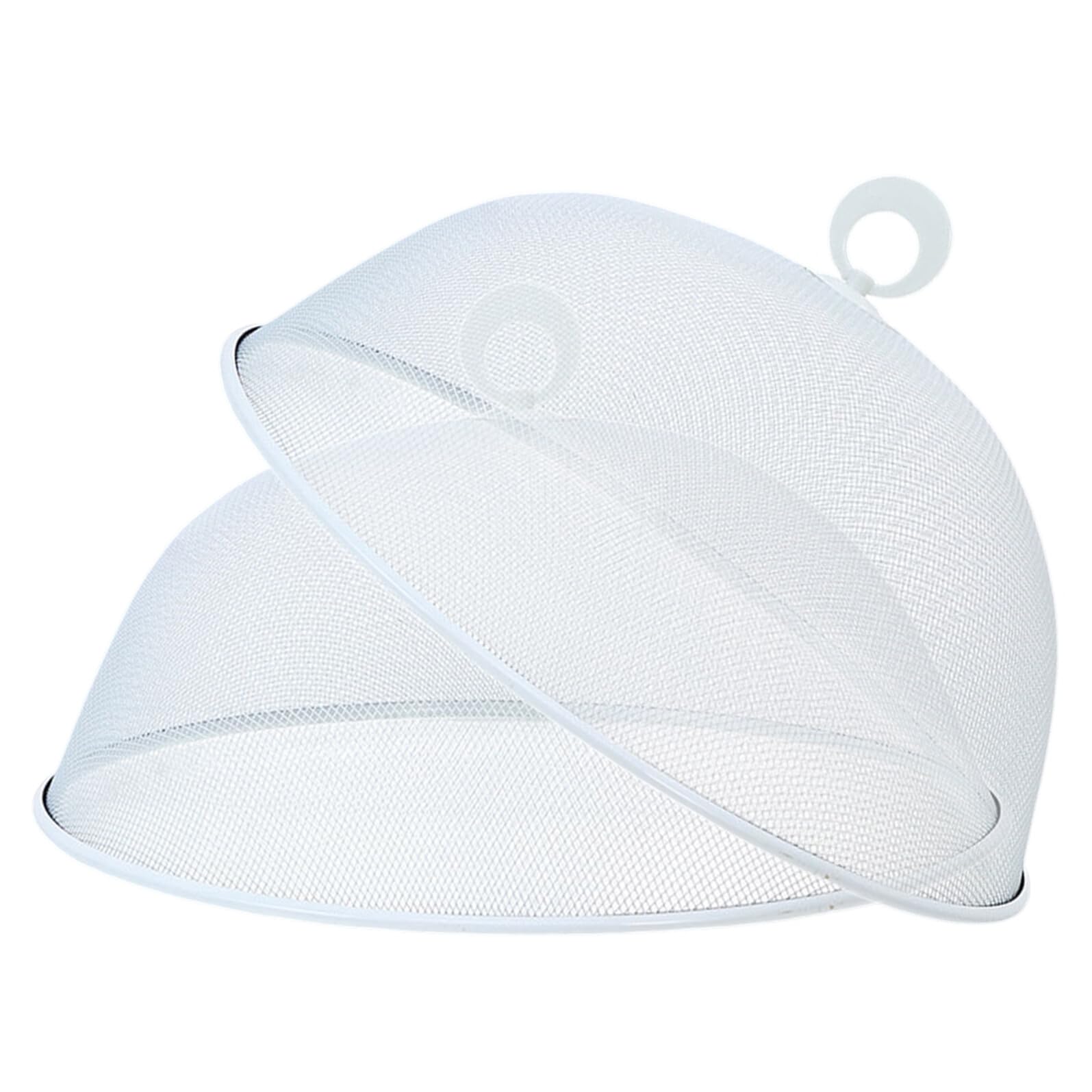 Gatuida Cubierta para Alimentos de Hierro Forjado, 2 Piezas, Diámetro 35 Cm, Protección para Frutas y Pan en Picnic y Cocina