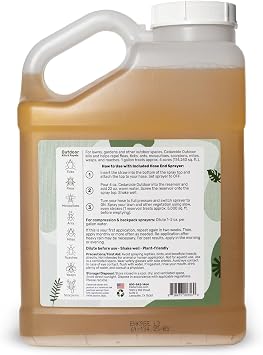 Cedarcide PCO Choice 4 Gallon Case Outdoor Cedar Oil Concentrate Kills & Repels Fleas and Ticks