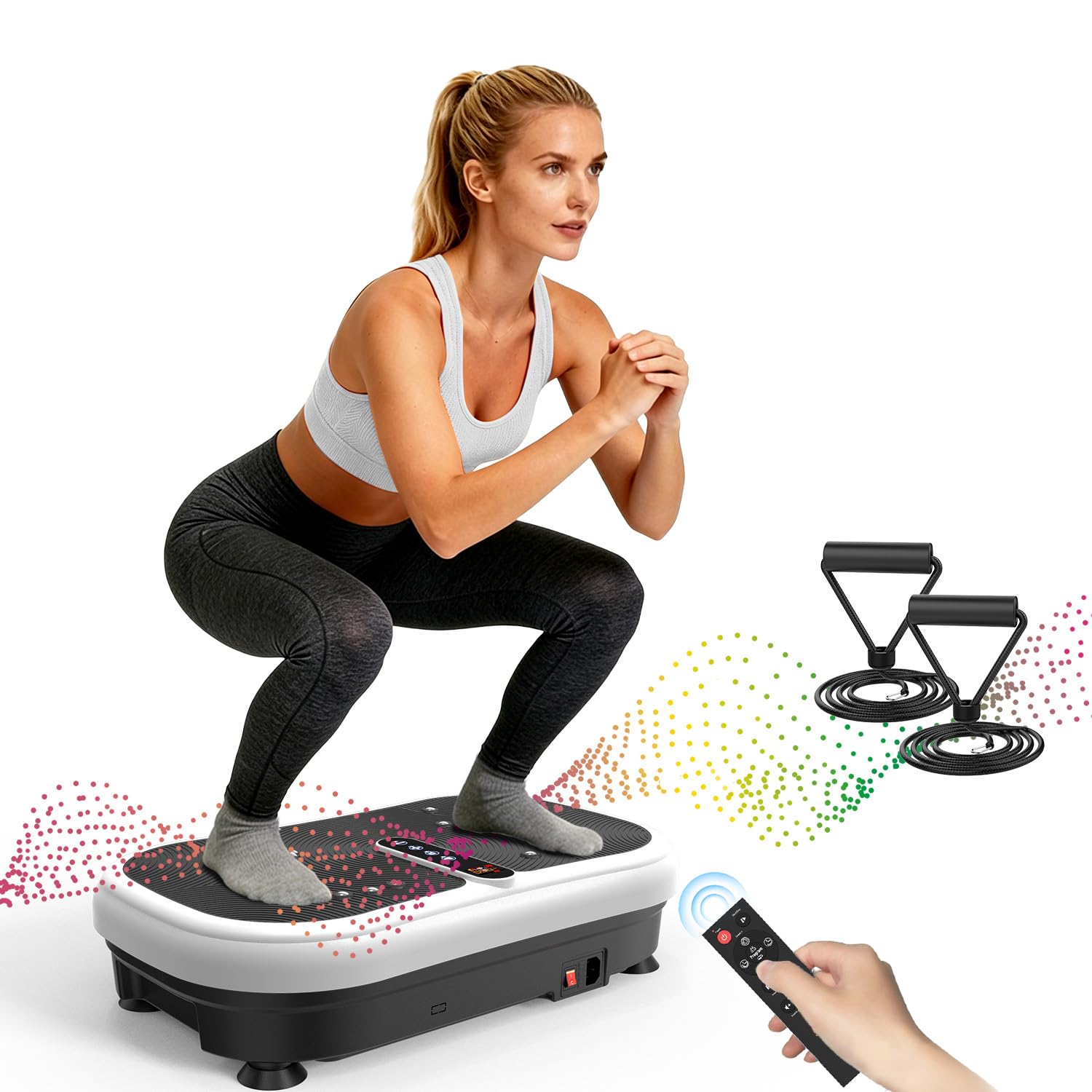 AXV Vibration Plate Exercise Machine Fitness Platform Body Vibrating Board