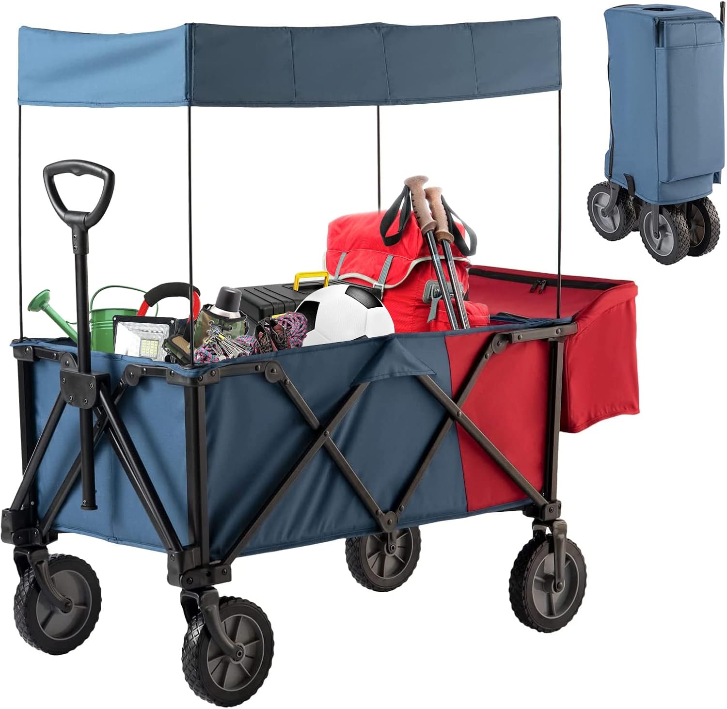 Macwell Wagons Carts Heavy Duty Foldable 300lbs with