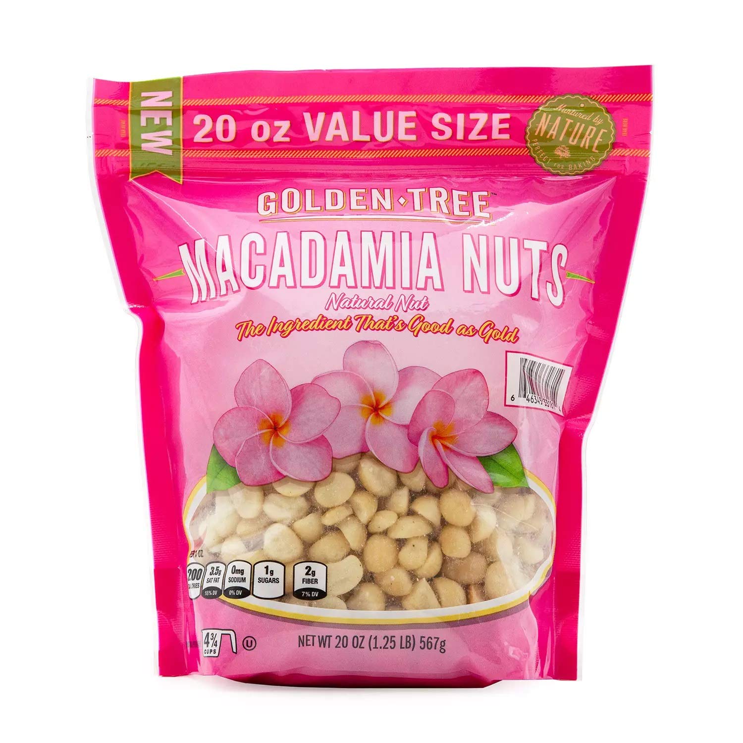 Golden Tree Macadamia Nuts (20 Ounce) Grocery & Gourmet Food