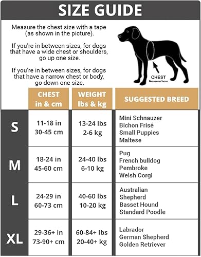 Miniatura 4 de Poochbark - Arnés 3 en 1 para perro, con correa integrada, cómodo arnés para caminar para perros con correa extensible, arnés resistente para perros